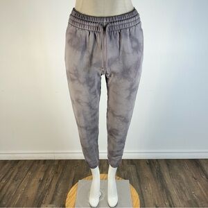Aritzia TNA Gray Tie-Dye Joggers XXS | Cozy AF Fleece Sweatpants ❤️